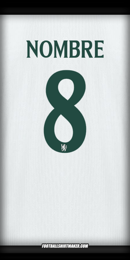Jersey Chelsea Cup 2025/2026 Visita -  nombre - 8