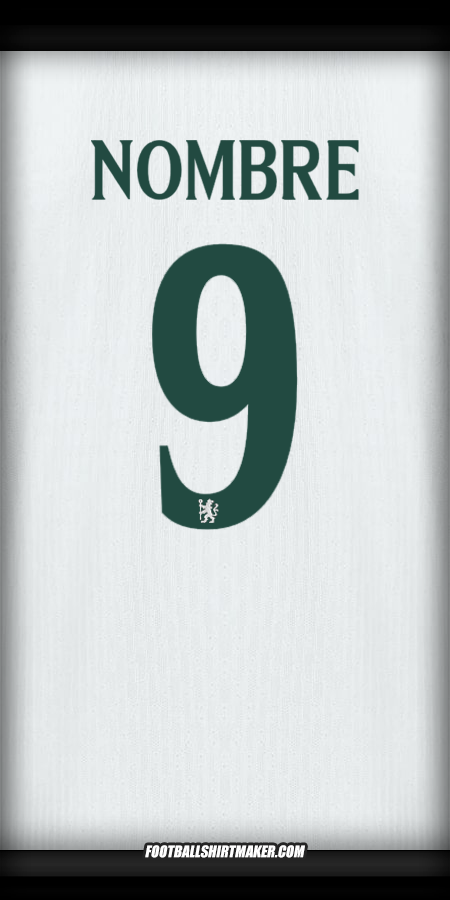 Jersey Chelsea Cup 2025/2026 Visita -  nombre - 9