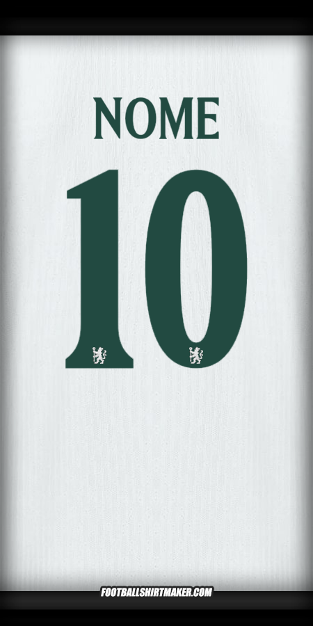 Camisola Chelsea Cup 2025/2026 Alternativa -  nome - 10