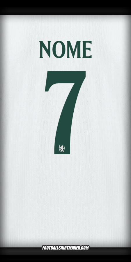 Maglia Chelsea Cup 2025/2026 Seconda -  nome - 7