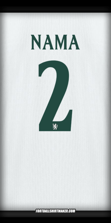 Jersey Chelsea Cup 2025/2026 Alternatif -  nama - 2