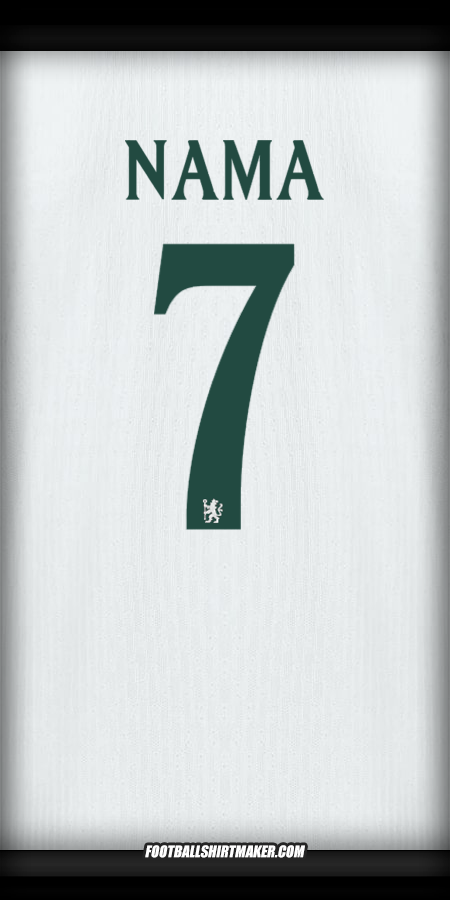Jersey Chelsea Cup 2025/2026 Alternatif -  nama - 7