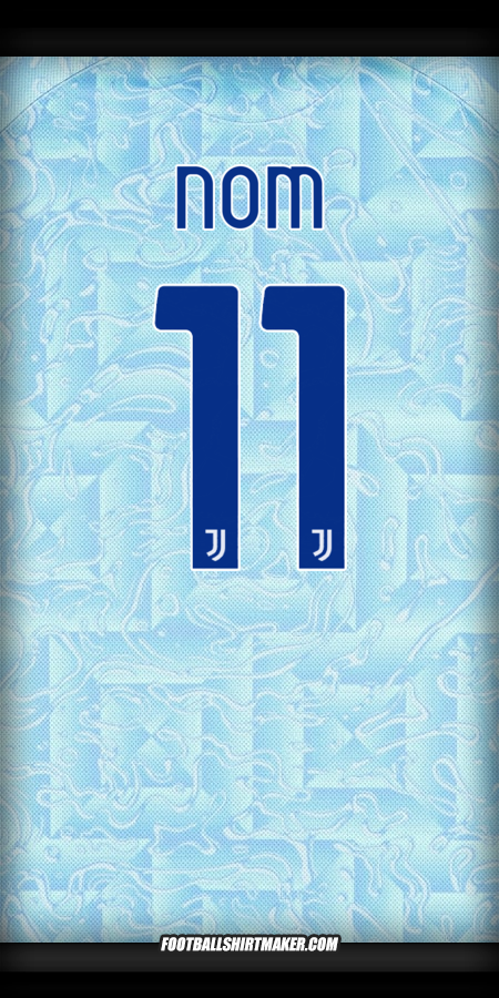 Maillot Juventus FC Cup 2025/2026 Extérieur -  nom - 11