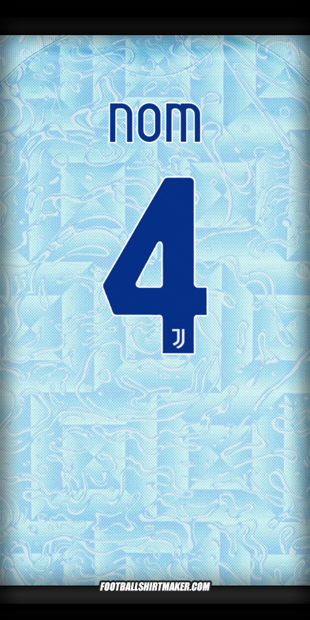 Maillot Juventus FC Cup 2025/2026 Extérieur -  nom - 4