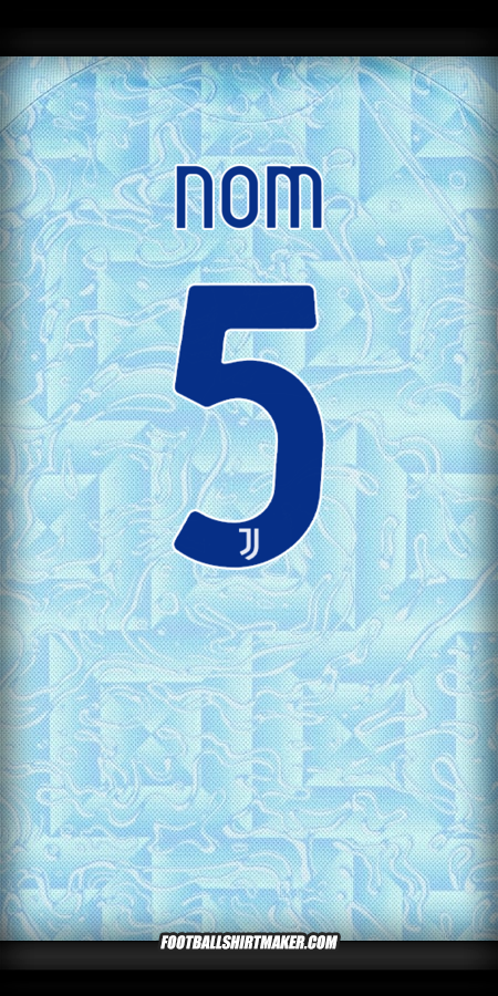 Maillot Juventus FC Cup 2025/2026 Extérieur -  nom - 5