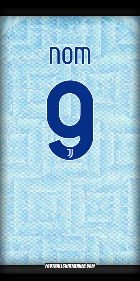 Maillot Juventus FC Cup 2025/2026 Extérieur -  nom - 9