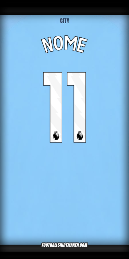 Camisa Manchester City 2025/2026 -  nome - 11
