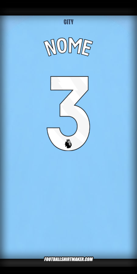 Camisola Manchester City 2025/2026 -  nome - 3