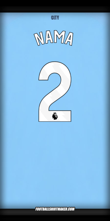 Jersey Manchester City 2025/2026 -  nama - 2