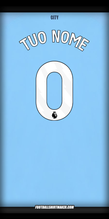 Maglia Manchester City 2025/2026 -  tuo nome - 0