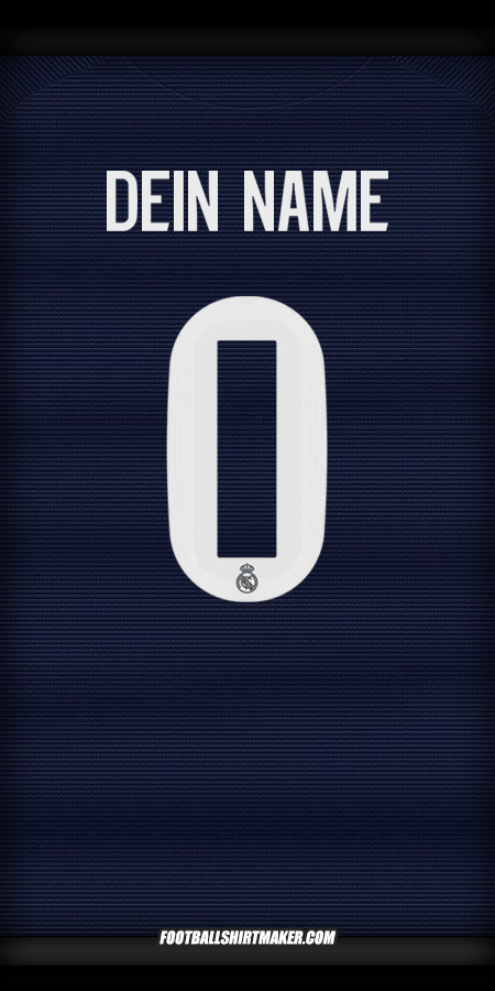Trikot Real Madrid CF Cup 2025/2026 II -  dein name - 0