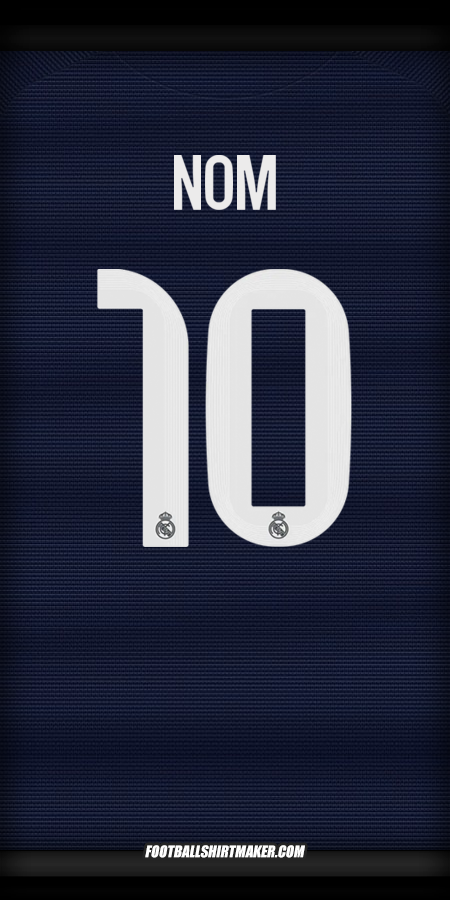 Maillot Real Madrid CF Cup 2025/2026 Extérieur -  nom - 10