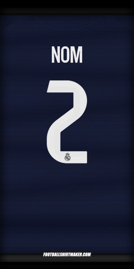 Maillot Real Madrid CF Cup 2025/2026 Extérieur -  nom - 2