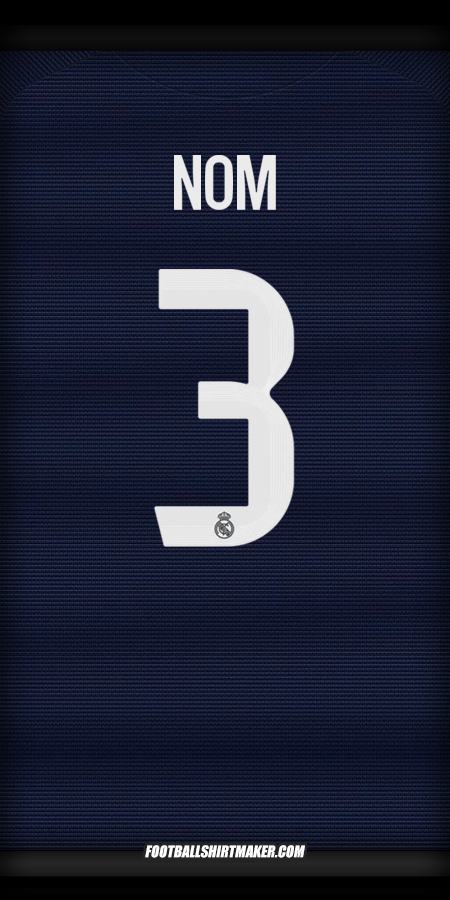 Maillot Real Madrid CF Cup 2025/2026 Extérieur -  nom - 3