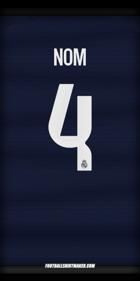 Maillot Real Madrid CF Cup 2025/2026 Extérieur -  nom - 4
