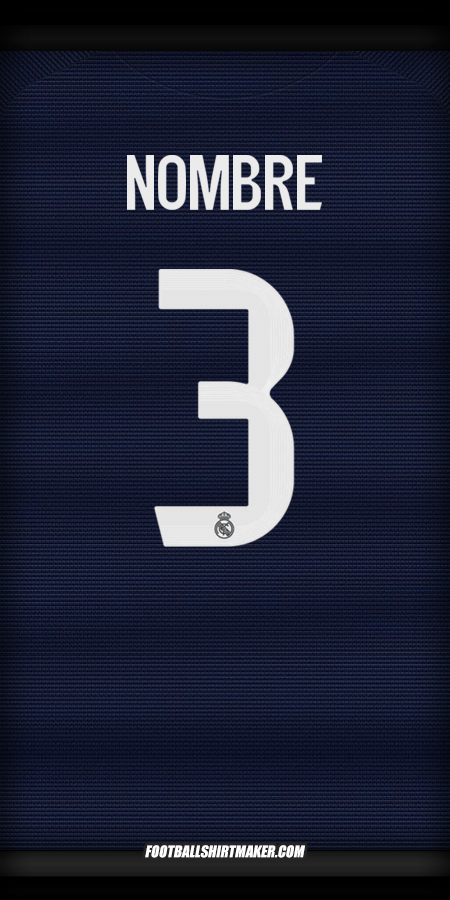 Jersey Real Madrid CF Cup 2025/2026 Visita -  nombre - 3