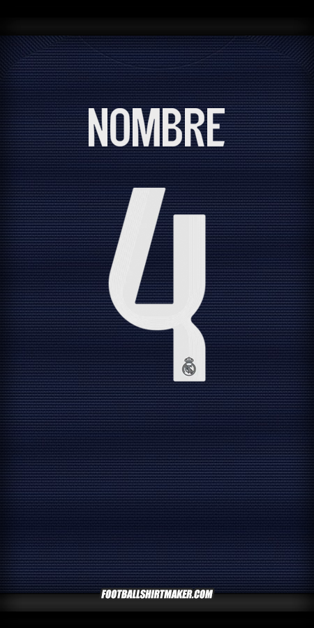 Jersey Real Madrid CF Cup 2025/2026 Visita -  nombre - 4