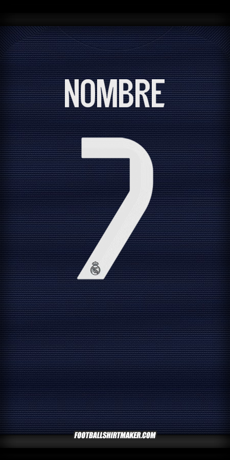 Jersey Real Madrid CF Cup 2025/2026 Visita -  nombre - 7
