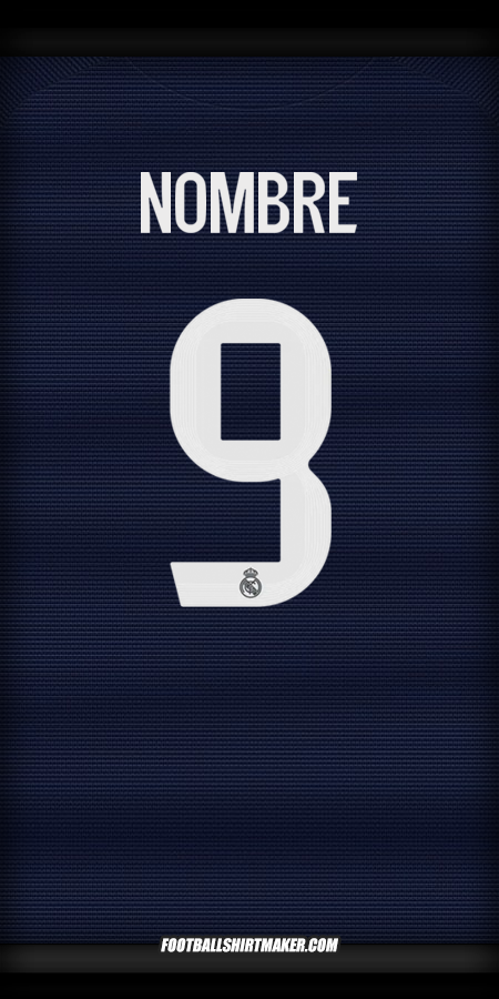 Jersey Real Madrid CF Cup 2025/2026 Visita -  nombre - 9