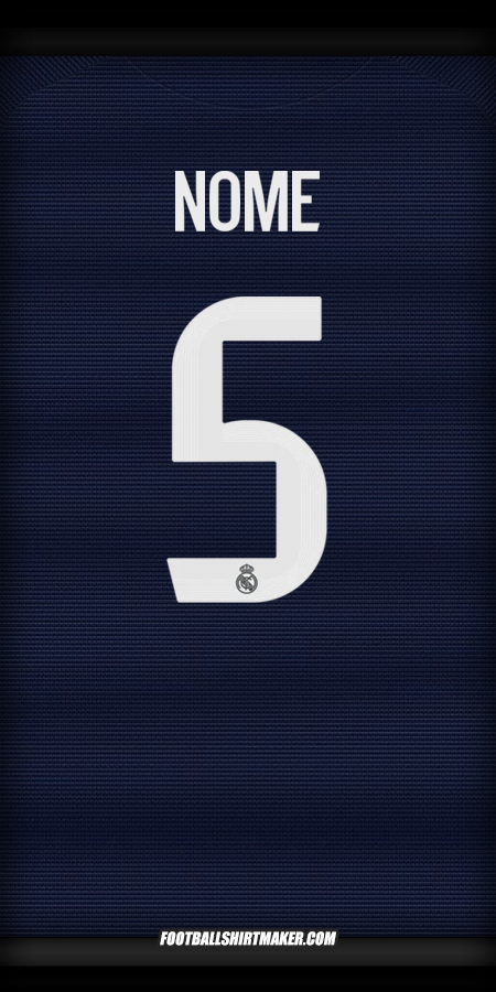 Maglia Real Madrid CF Cup 2025/2026 Seconda -  nome - 5