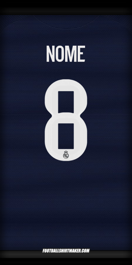 Maglia Real Madrid CF Cup 2025/2026 Seconda -  nome - 8