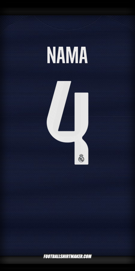 Jersey Real Madrid CF Cup 2025/2026 Alternatif -  nama - 4