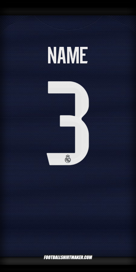 Jersey Real Madrid CF Cup 2025/2026 Away -  name - 3