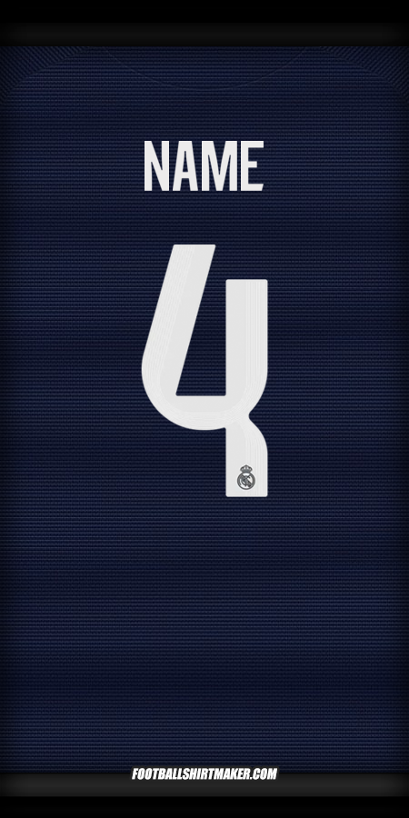 Jersey Real Madrid CF Cup 2025/2026 Away -  name - 4