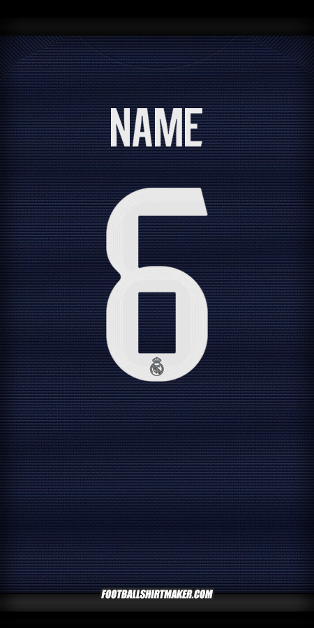 Trikot Real Madrid CF Cup 2025/2026 Auswärts -  name - 6