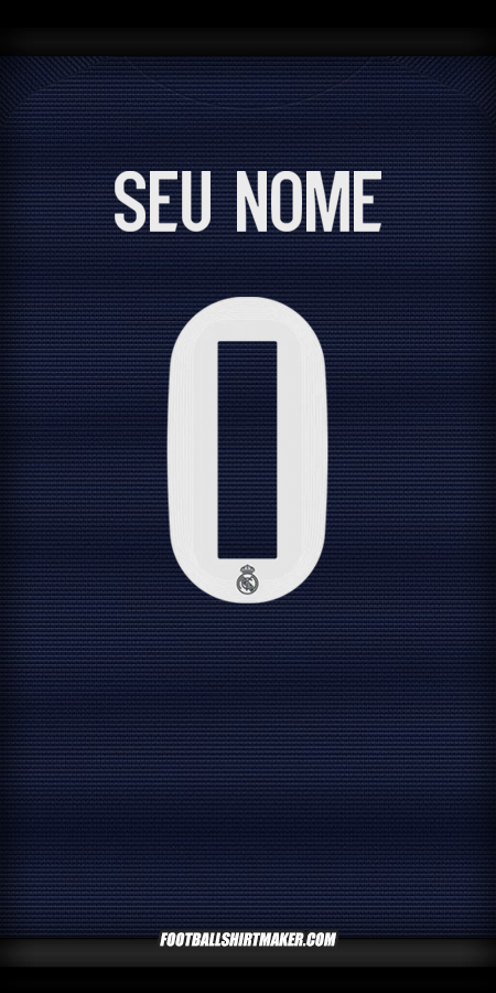 Camisa Real Madrid CF 2025/2026 Cup II -  seu nome - 0