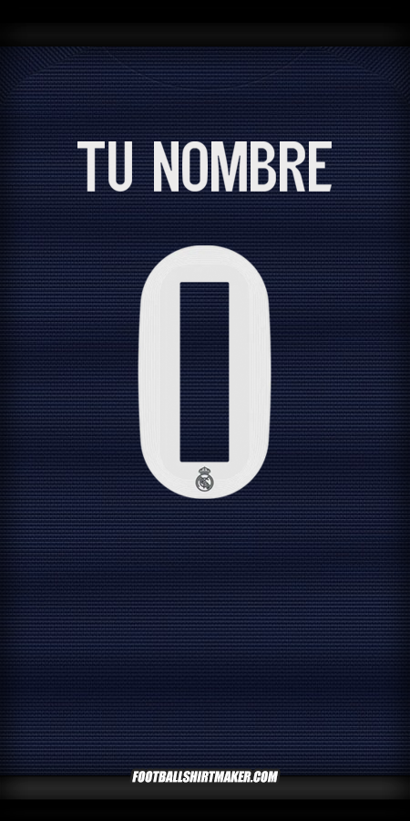 Jersey Real Madrid CF 2025/2026 Cup II -  tu nombre - 0