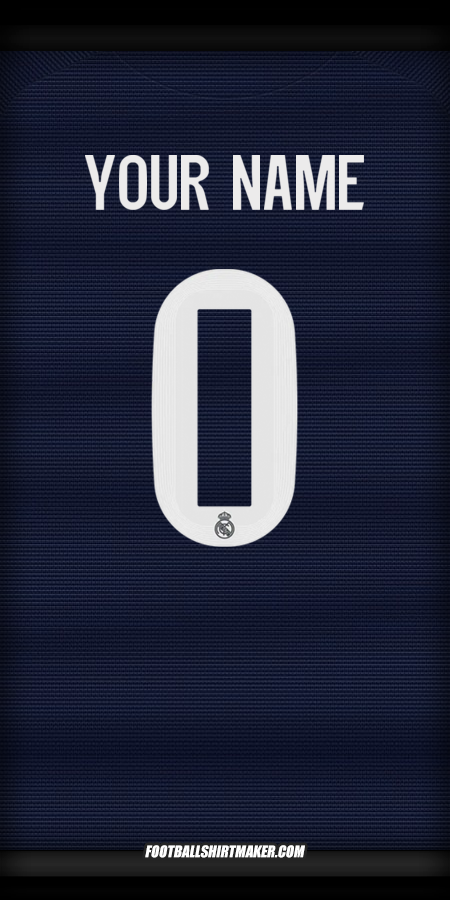 Jersey Real Madrid CF 2025/2026 Cup II -  your name - 0