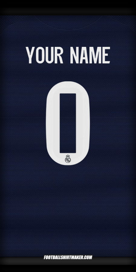 Jersey Real Madrid CF Cup 2025/2026 II -  your name - 0