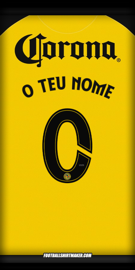 Camisola Club America 2025/2026 -  o teu nome - 0