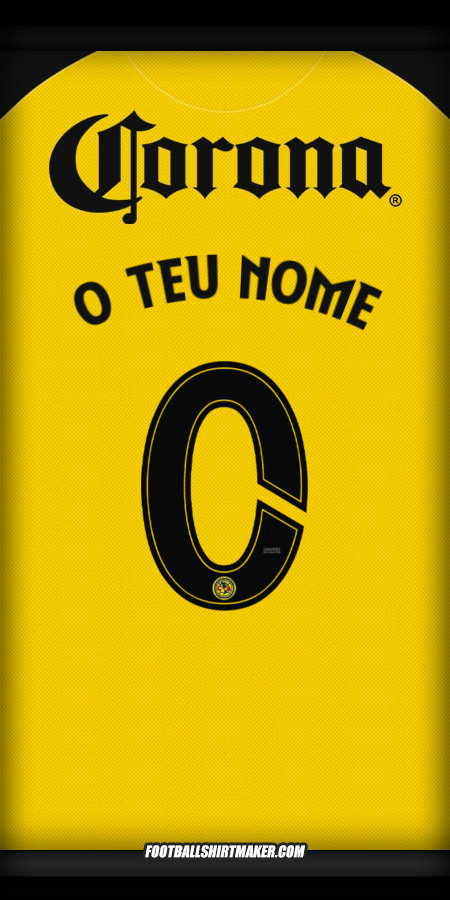 Camisola Club America 2025/2026 -  o teu nome - 0