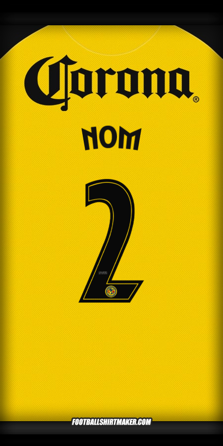 Maillot Club America 2025/2026 -  nom - 2