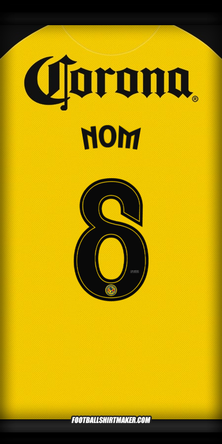 Maillot Club America 2025/2026 -  nom - 8