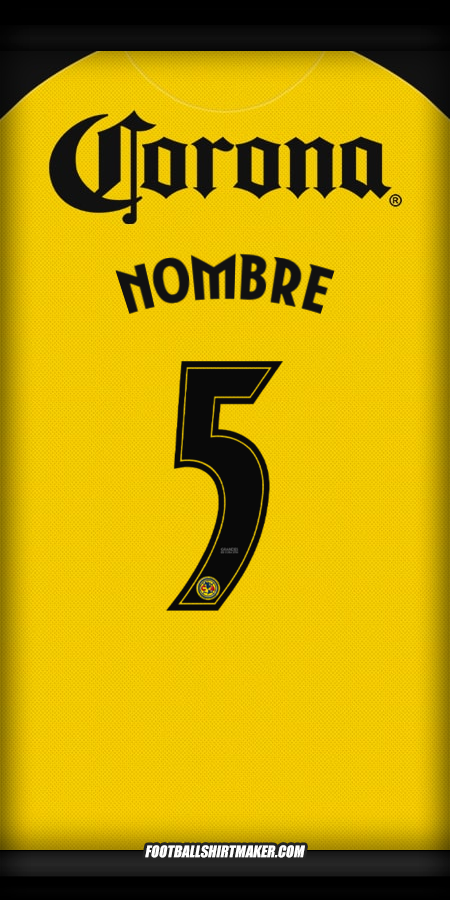 Jersey Club America 2025/2026 -  nombre - 5