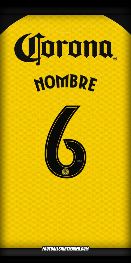 Jersey Club America 2025/2026 -  nombre - 6