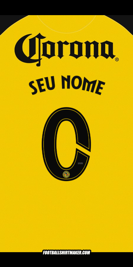 Camisa Club America 2025/2026 -  seu nome - 0