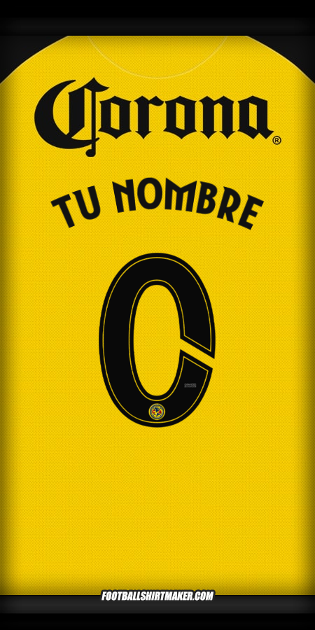 Camiseta Club America 2025/2026 -  tu nombre - 0