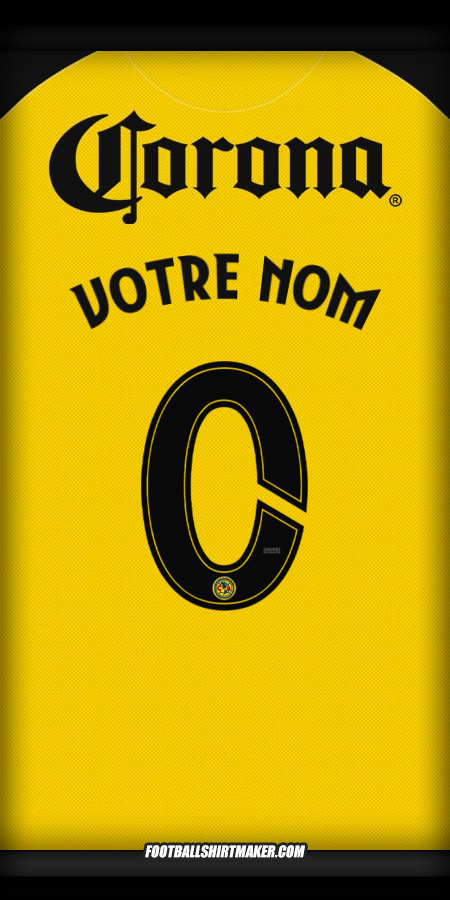 Maillot Club America 2025/2026 -  votre nom - 0