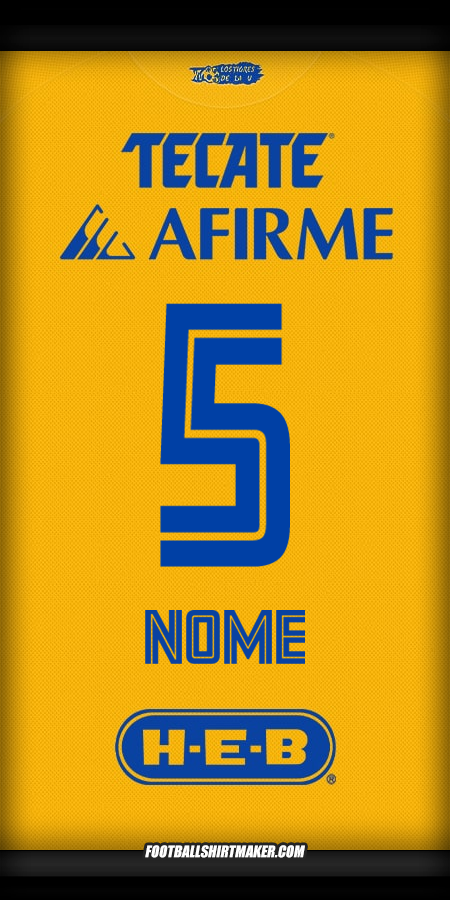 Camisa Tigres UANL 2025/2026 -  nome - 5