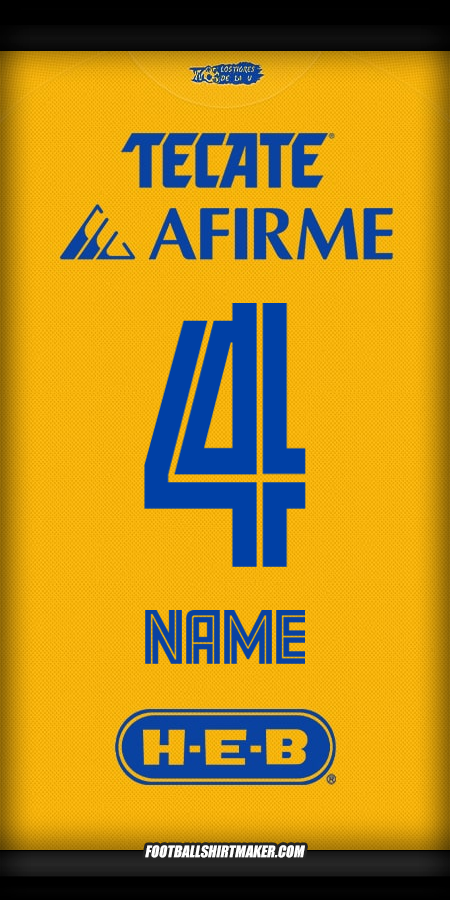 Shirt Tigres UANL 2025/2026 -  name - 4