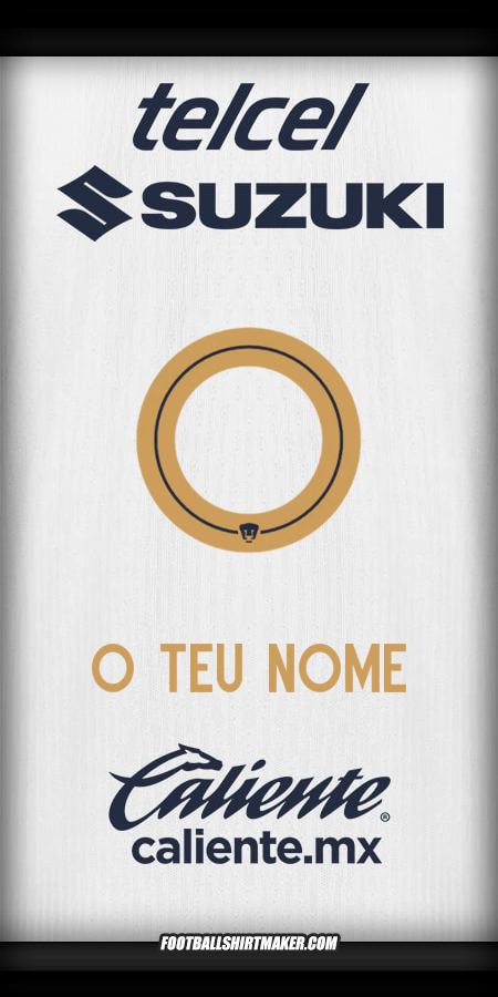 Camisola Pumas UNAM 2025/2026 -  o teu nome - 0