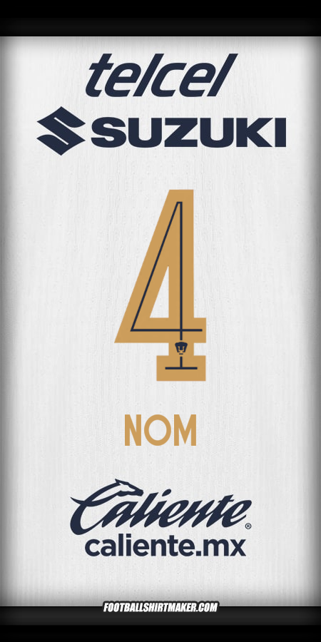 Maillot Pumas UNAM 2025/2026 -  nom - 4