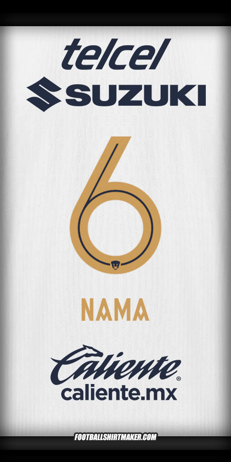 Jersey Pumas UNAM 2025/2026 -  nama - 6