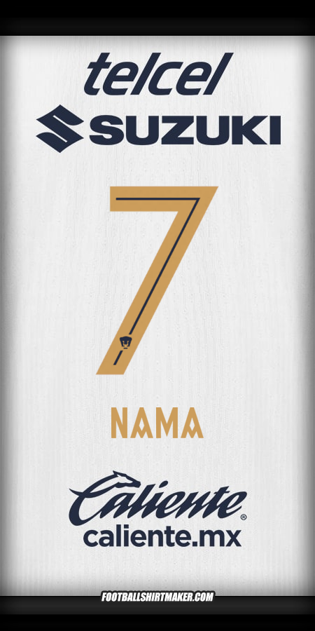 Jersey Pumas UNAM 2025/2026 -  nama - 7