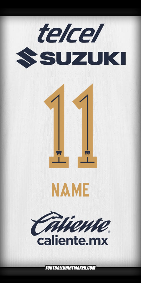 Trikot Pumas UNAM 2025/2026 -  name - 11