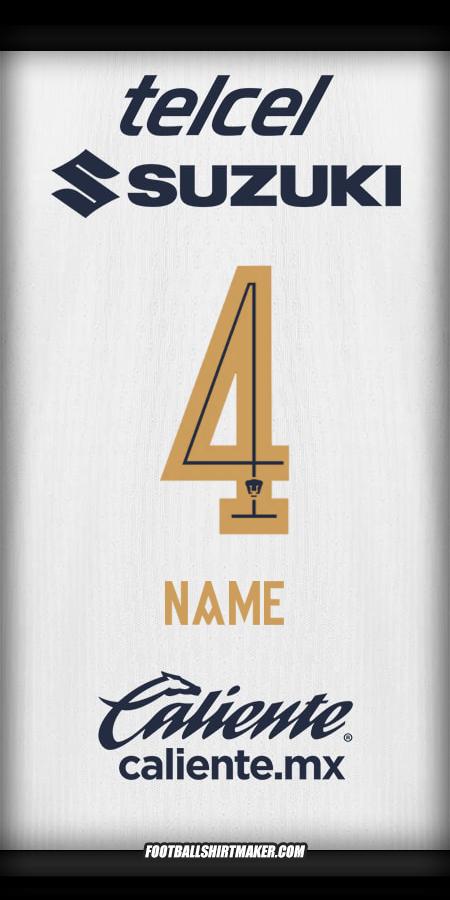 Trikot Pumas UNAM 2025/2026 -  name - 4